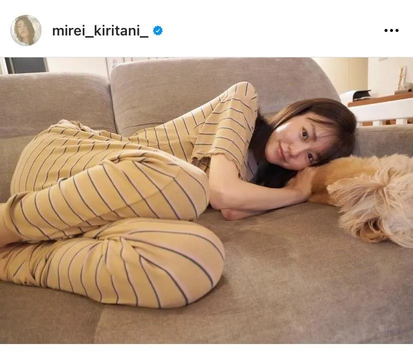 ※桐谷美玲オフィシャルInstagram(mirei_kiritani_)より