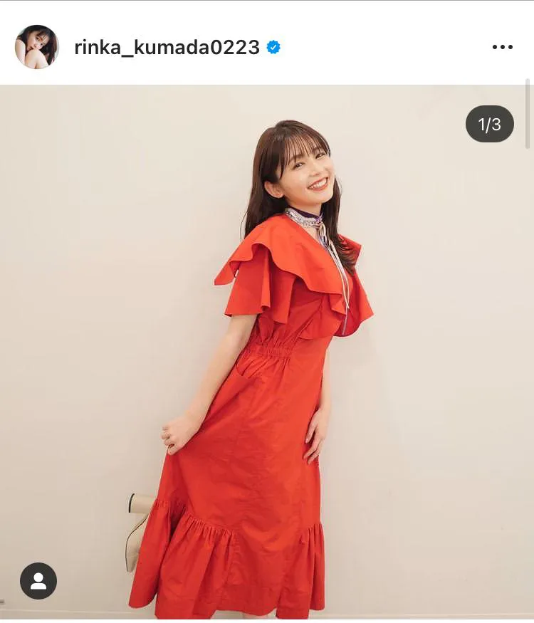 ※久間田琳加の公式Instagram(rinka_kumada0223)より