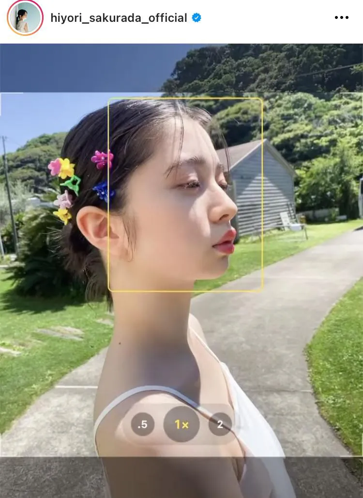 ※桜田ひよりオフィシャルInstagram(hiyori_sakurada_official)より