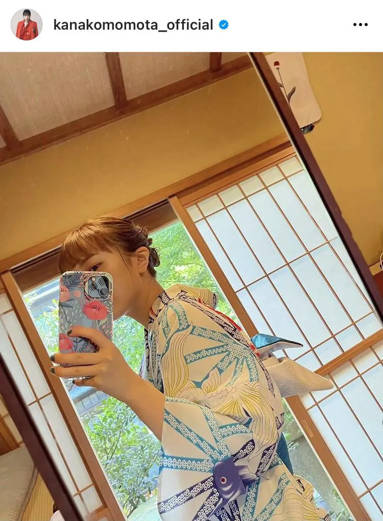 ※画像は百田夏菜子オフィシャルInstagram(kanakomomota_official)より