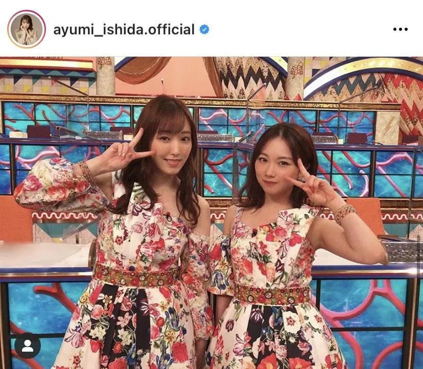 ※石田亜佑美公式Instagram(ayumi_ishida.official)より