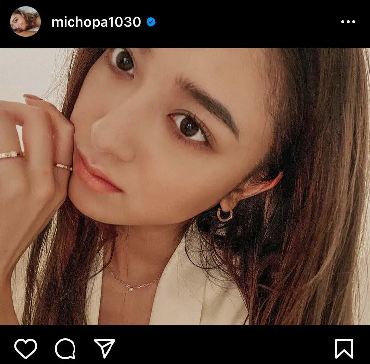 ※画像は池田美優公式Instagram(michopa1030)より