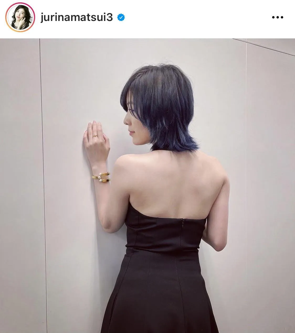 ※松井珠理奈公式Instagram(jurinamatsui3)のスクリーンショット