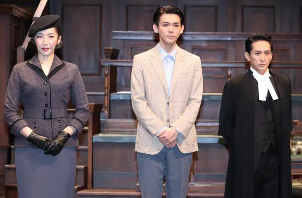 取材会に出席した瀬奈じゅん、小瀧望、成河(写真左から)