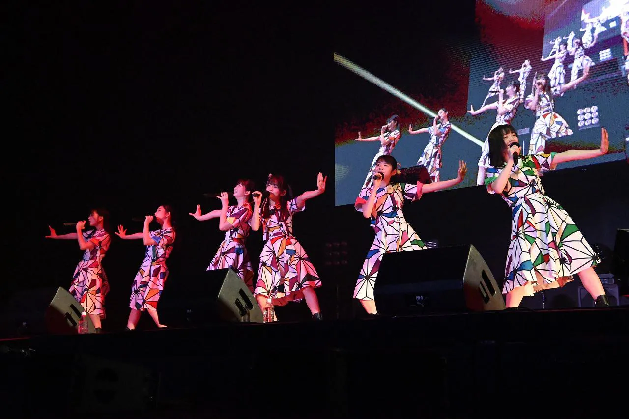 ばってん少女隊が8月28日の「@JAM EXPO 2020-2021」ストロベリーステージに出演した