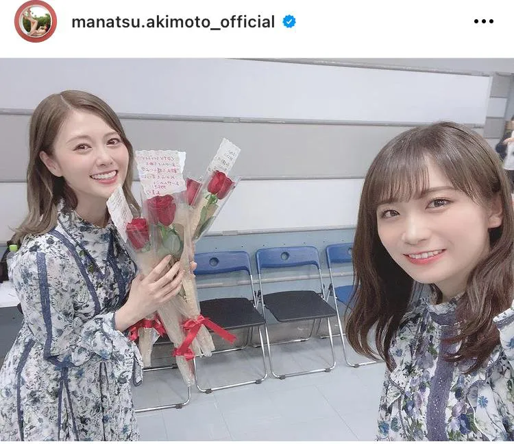 ※秋元真夏オフィシャルInstagram(manatsu.akimoto_official)より