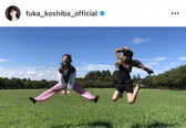 小芝風花＆佐久間由衣、躍動感あふれる仲良し”ジャンプ”