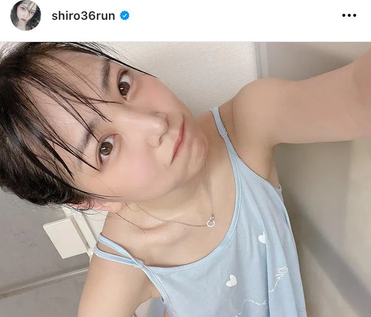 ※画像は白間美瑠公式Instagram(shiro36run)のスクリーンショット