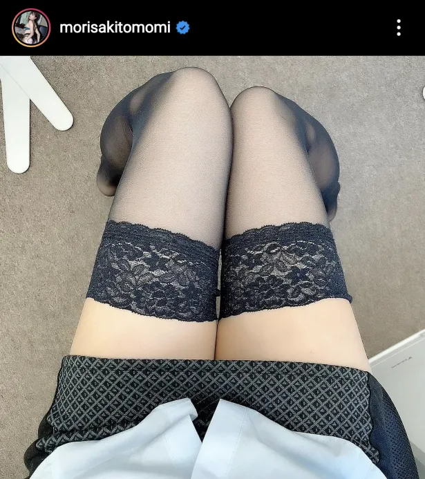 ※森咲智美公式Instagram(morisakitomomi)のスクリーンショット