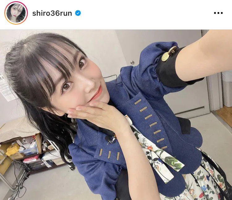 ※画像は白間美瑠公式Instagram(shiro36run)のスクリーンショット