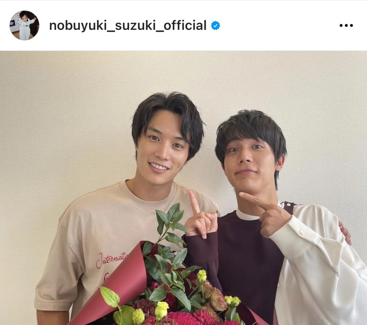 【写真を見る】鈴木伸之＆中川大志、仲良しSHOT