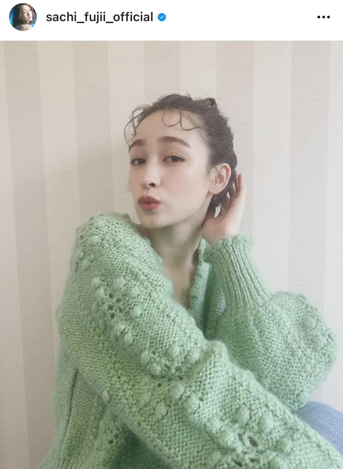 ※藤井サチ公式Instagram(sachi_fujii_official)より