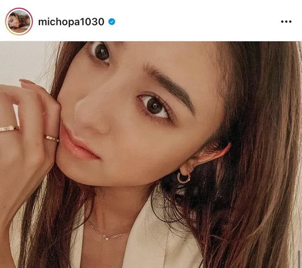 ※画像は池田美優オフィシャルInstagram(michopa1030)より