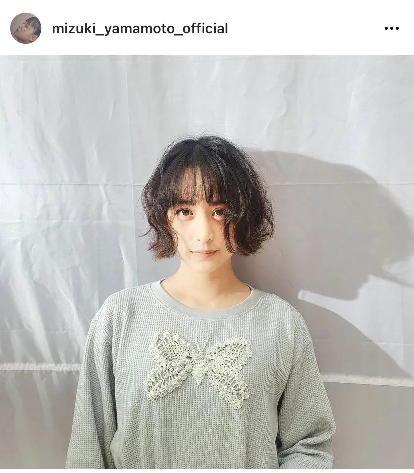 ※山本美月公式Instagram(mizuki_yamamoto_official)のスクリーンショット