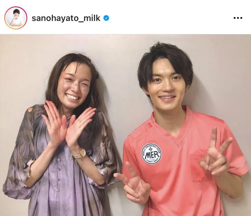 ※画像は佐野勇斗公式Instagram(sanohayato_milk)より