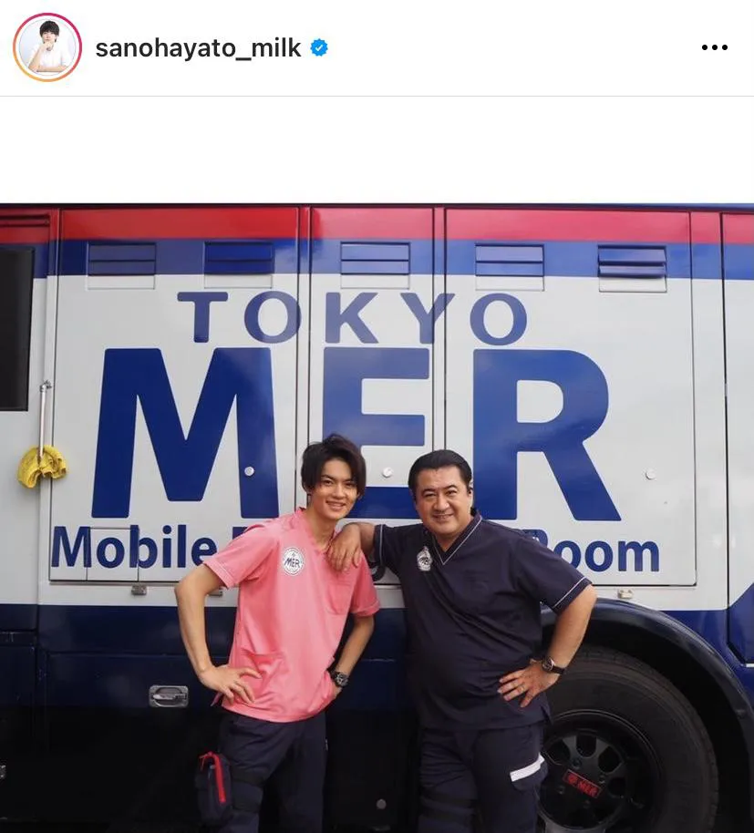 ※画像は佐野勇斗公式Instagram(sanohayato_milk)より