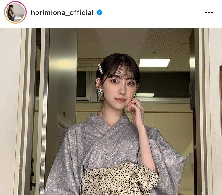 ※堀未央奈公式Instagram(horimiona_official)のスクリーンショット