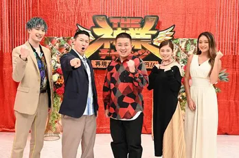 HiHi Jets、那須川天心らが“神業動画”に本気で挑戦!スタジオにはSixTONESジェシー、小芝風花も<再現できたら100万円!THE神業チャレンジ>