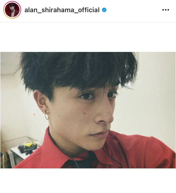 ※白濱亜嵐公式Instagram(alan_shirahama_official)より