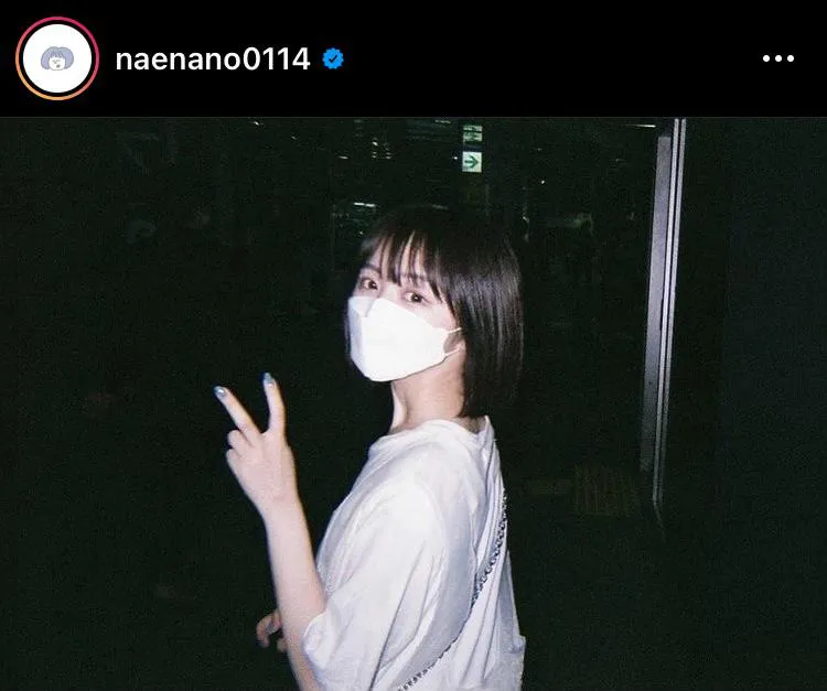 ※なえなの公式Instagram(naenano0114)のスクリーンショット