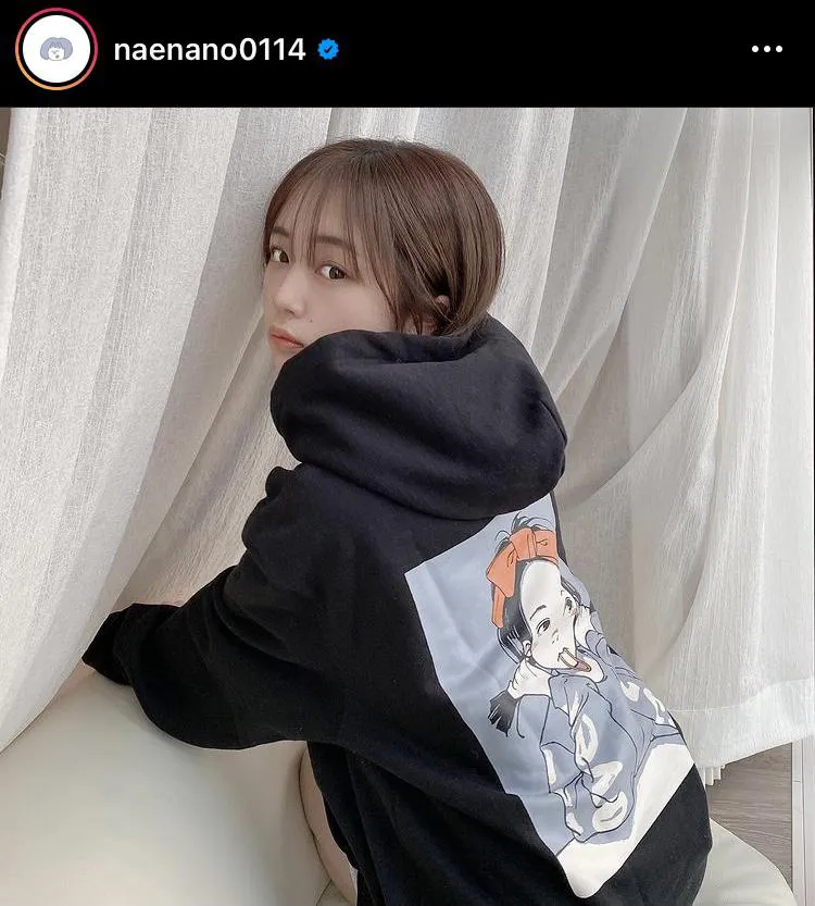 ※なえなの公式Instagram(naenano0114)のスクリーンショット