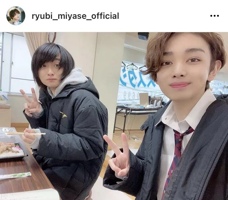 ※宮世琉弥公式Instagram(ryubi_miyase_official)より