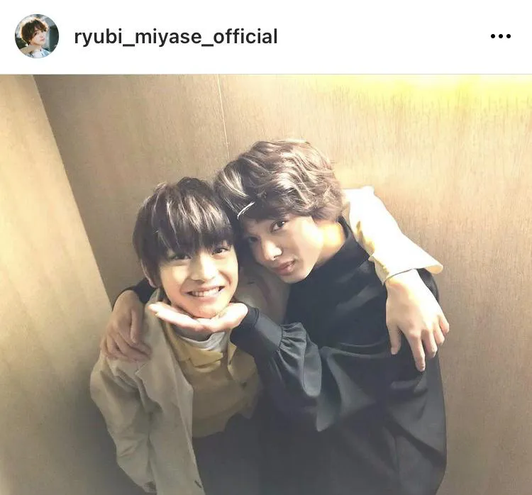 ※宮世琉弥公式Instagram(ryubi_miyase_official)より