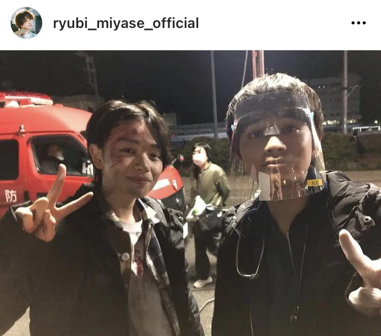 ※宮世琉弥公式Instagram(ryubi_miyase_official)より