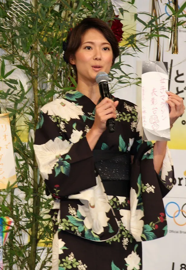 「女子マラソン表彰台独占」と記した小林由未子アナ(TBS)は、3人の日本人選手のメダル総取りを期待