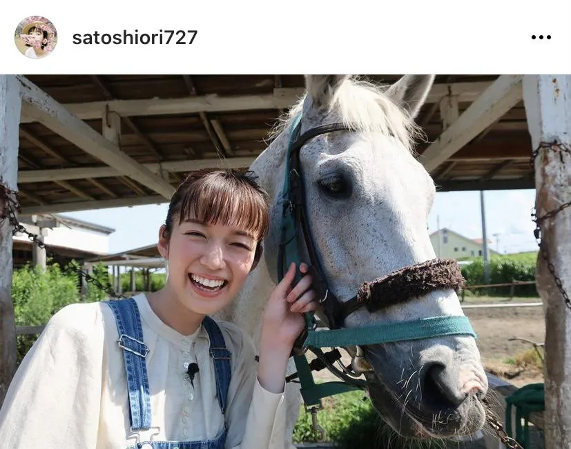 ※佐藤栞里公式Instagram(satoshiori727)より