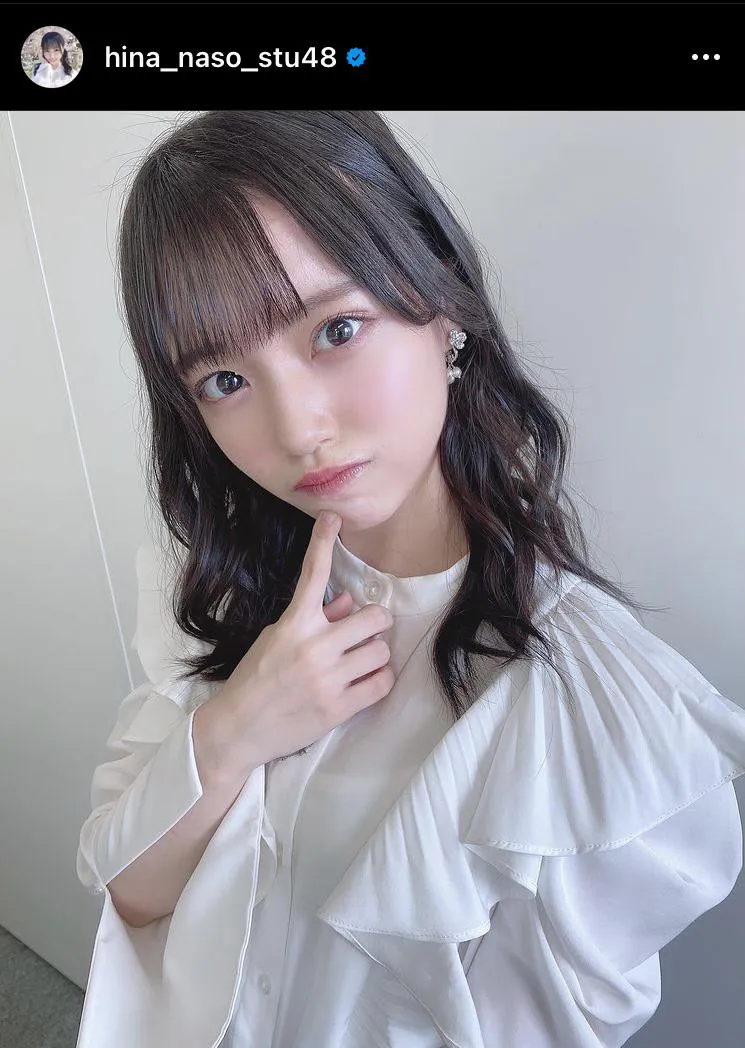 画像・写真 STU48岩田陽菜、彼女感あふれる“上目遣い”姿にファン悩殺