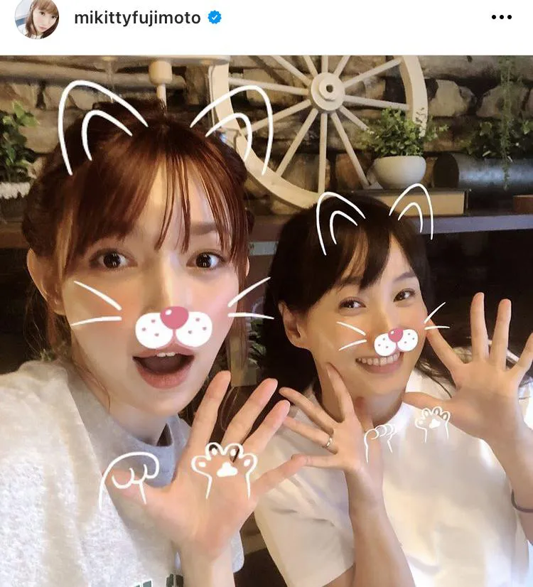 ※藤本美貴オフィシャルInstagram(mikittyfujimoto)より