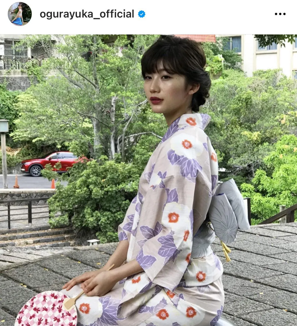 ※小倉ゆうか公式Instagram(ogurayuka_official)より