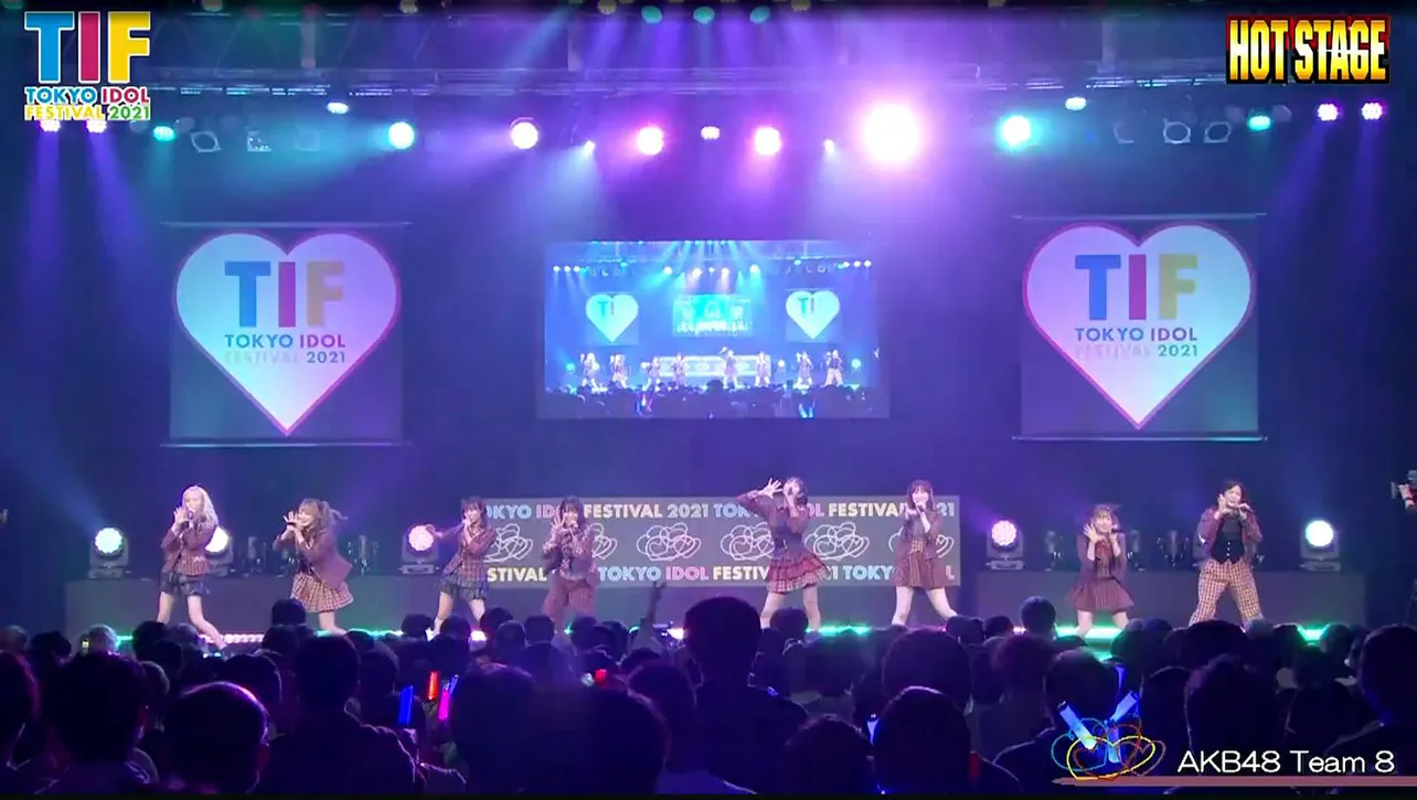 AKB48チーム8「TIF2021」10月3日HOT STAGEより　