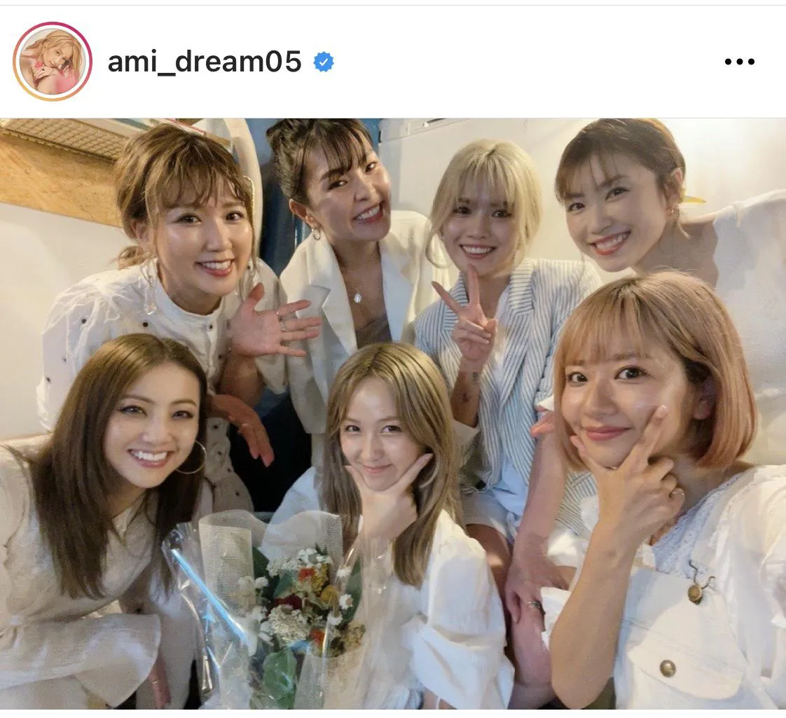 ※Dream Ami(ami_dream05)公式Instagramのスクリーンショット