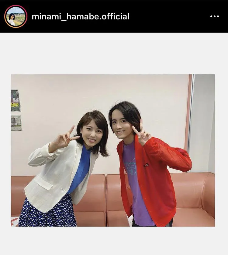 ※浜辺美波公式Instagram(minami_hamabe.official)より