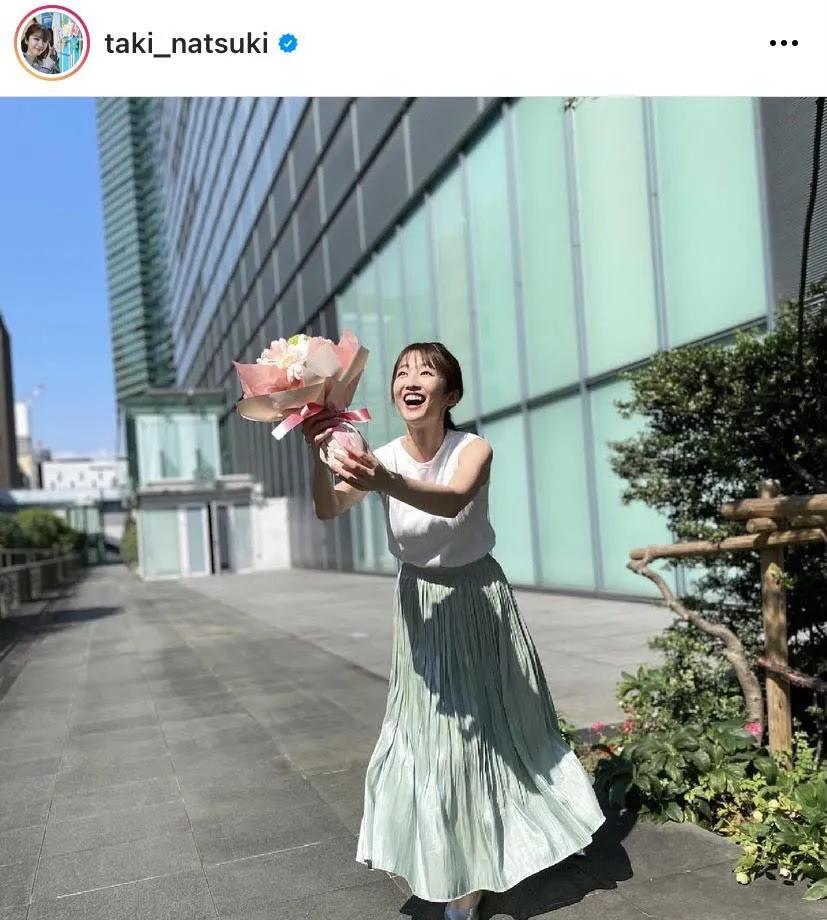 ※滝菜月公式Instagram(taki_natsuki)より