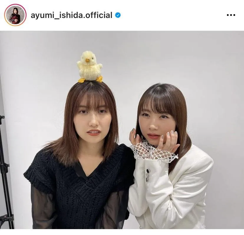 ※石田亜佑美公式Instagram(ayumi_ishida.official)より