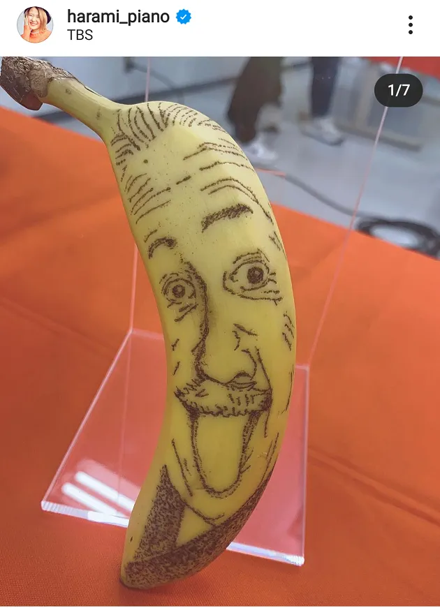 【写真】圧倒的センス…！ハラミちゃんのバナナアート