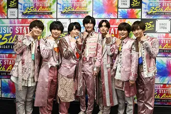 なにわ男子、「Mステ」デビュー曲テレビ初披露直後のコメント到着「マイクの手汗がすごかったです」