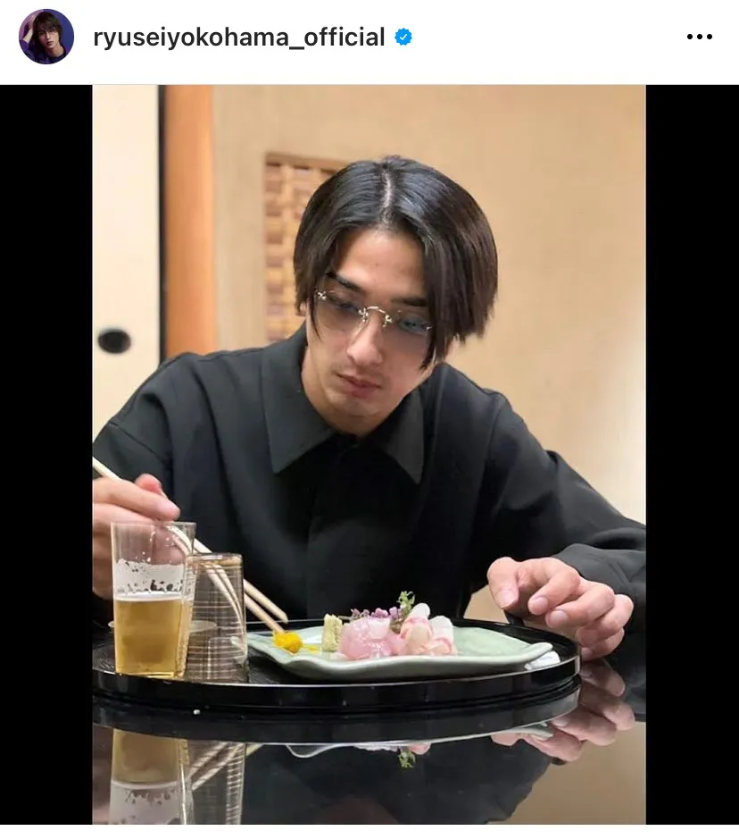 ※画像は横浜流星公式Instagram(ryuseiyokohama_official)より