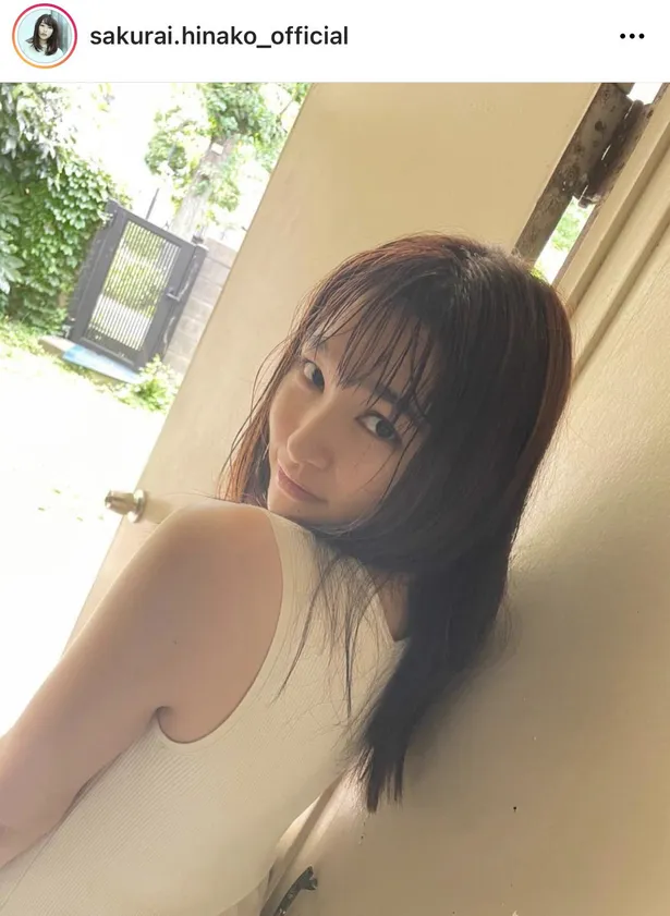 画像 桜井日奈子 ノースリーブでくつろぐ姿に 可愛すぎる スタイル良すぎ の声 2 16 Webザテレビジョン