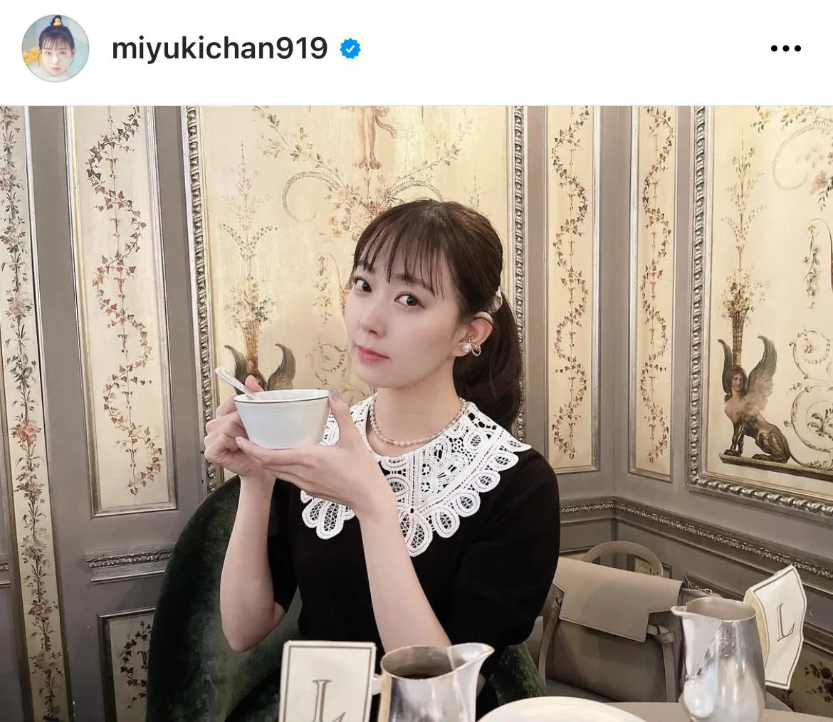 ※渡辺美優紀オフィシャルInstagram(miyukichan919)より