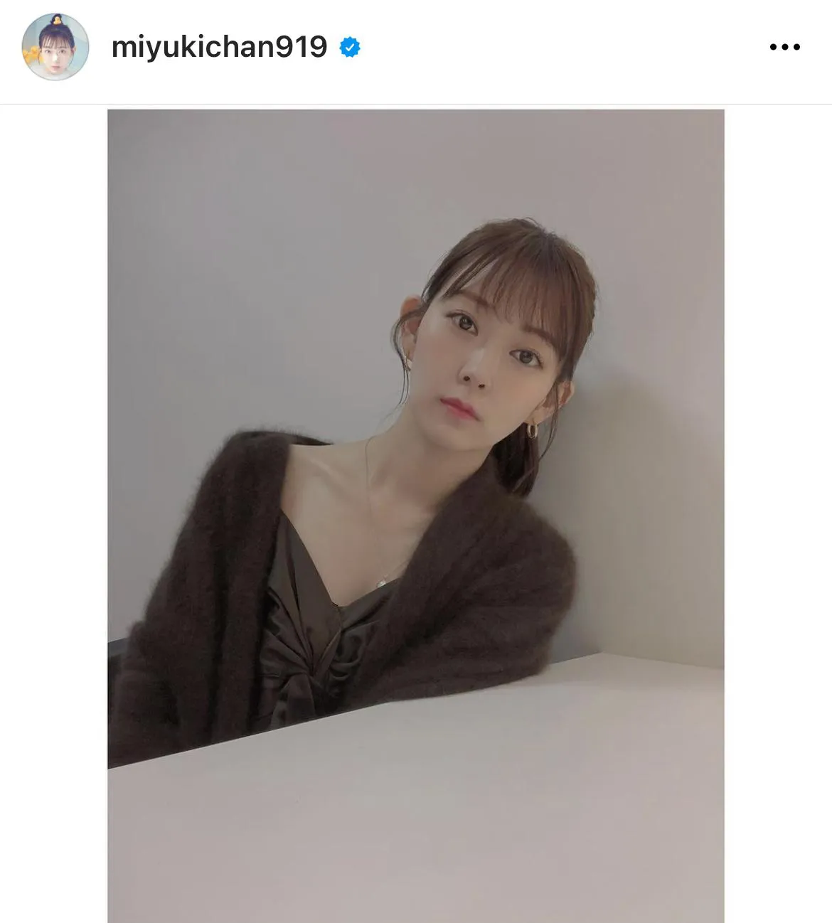 ※渡辺美優紀オフィシャルInstagram(miyukichan919)より