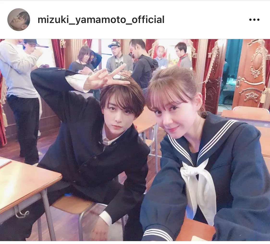 ※山本美月公式Instagram(mizuki_yamamoto_official)のスクリーンショット