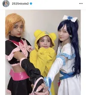 画像 藤田ニコル みちょぱらと共にプリキュアコスプレに挑戦 完成度高っ にこるんまさかのキャラ とファン仰天 3 27 Webザテレビジョン