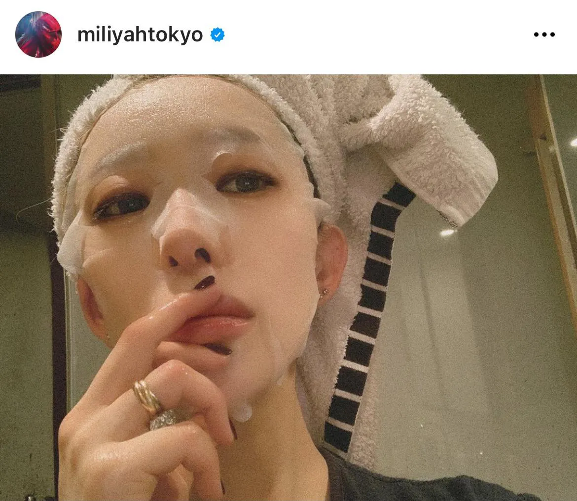 ※加藤ミリヤ公式Instagram(miliyahtokyo)より