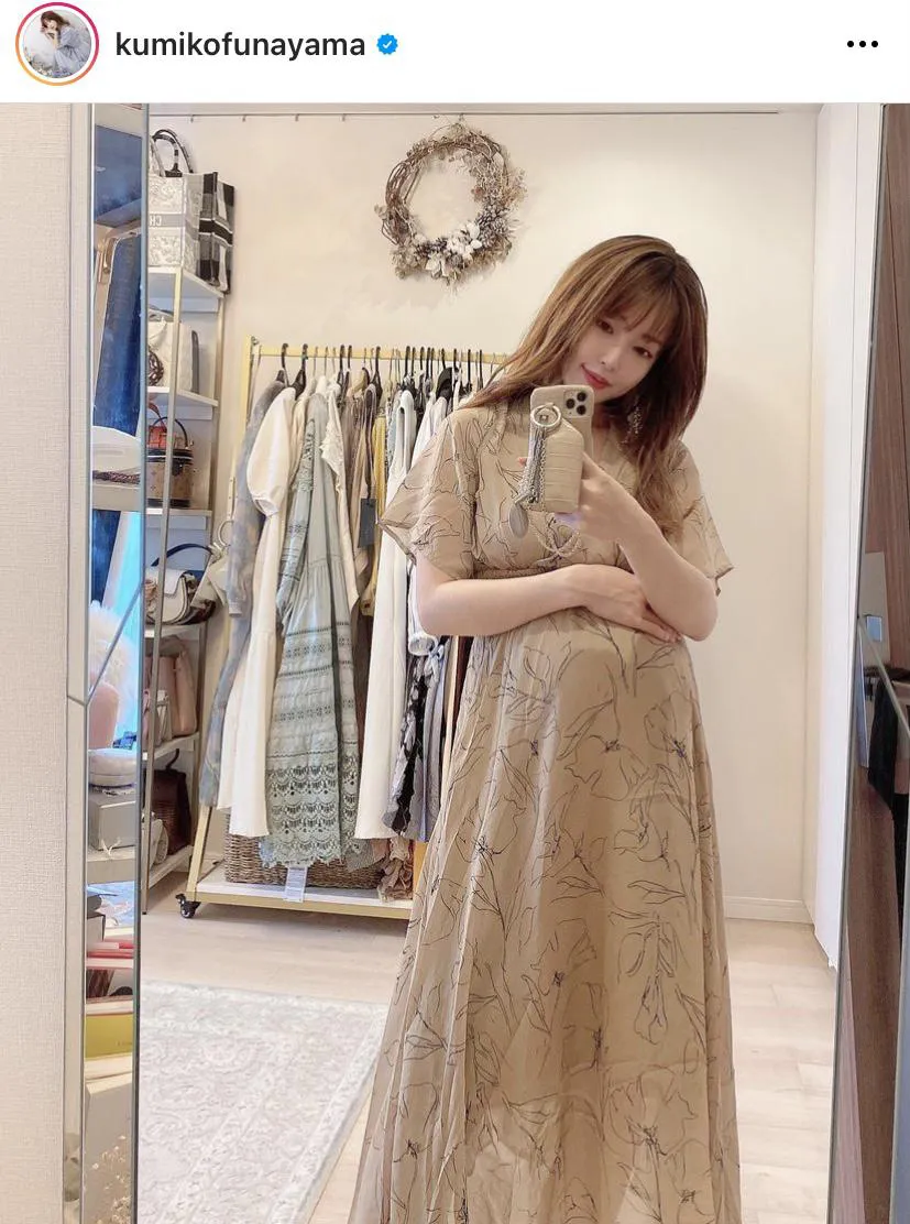 ※画像は舟山久美子Instagram(kumikofunayama)より