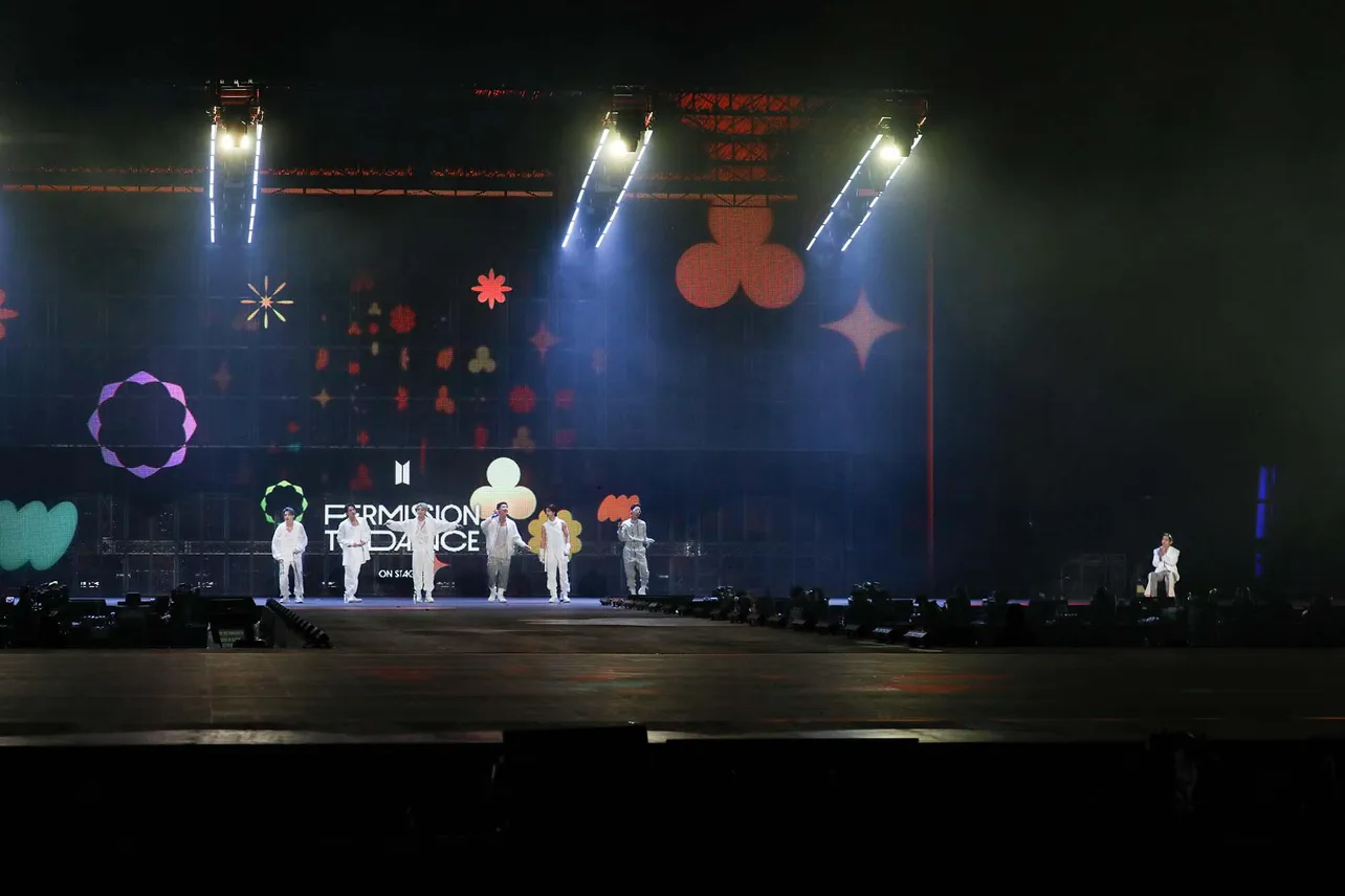 新ツアーシリーズ「BTS PERMISSION  TO DANCE ON STAGE」を開催したBTS　