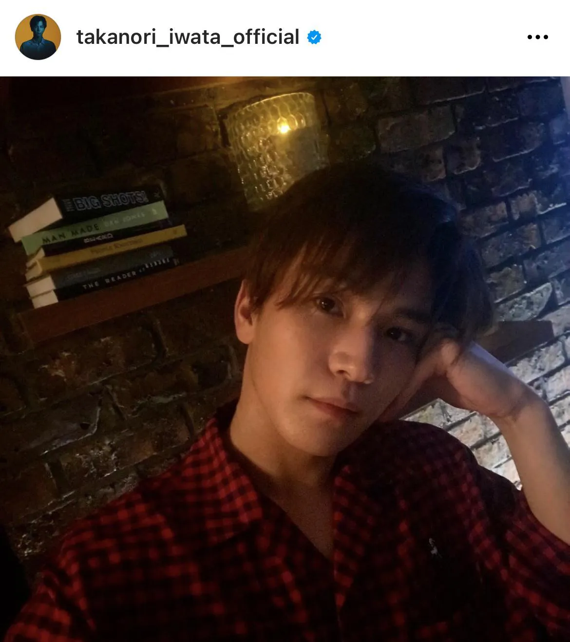 ※岩田剛典オフィシャルInstagram(takanori_iwata_official)より